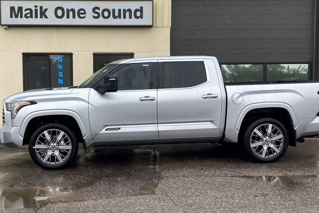 Toyota 2023 Tundra with professional window tint in North Bay